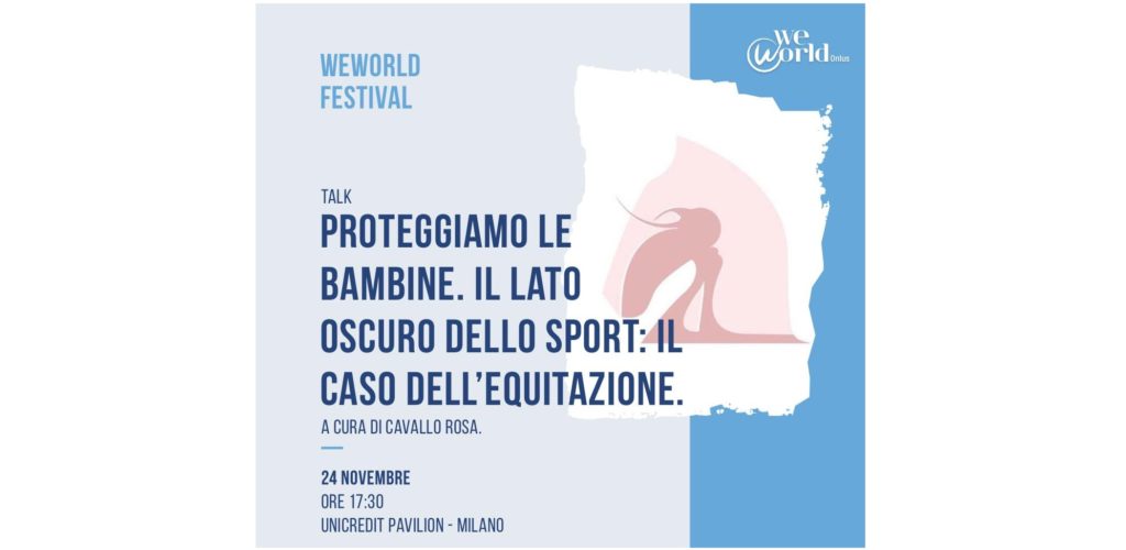 MOLESTIE SUI MINORI NELLO SPORT: CONVEGNO AL WEWORLD FESTIVAL