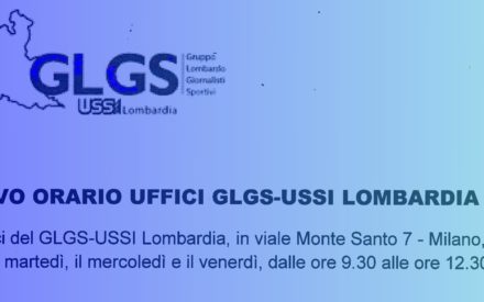 GLGS-USSI LOMBARDIA: NUOVO ORARIO UFFICI