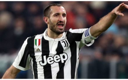 A CHIELLINI IL PREMIO SCIREA-CARRIERA ESEMPLARE 2019