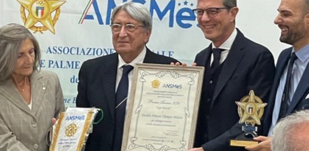 ALL’OLIMPIA MILANO IL PREMIO ANSMeS 2024
