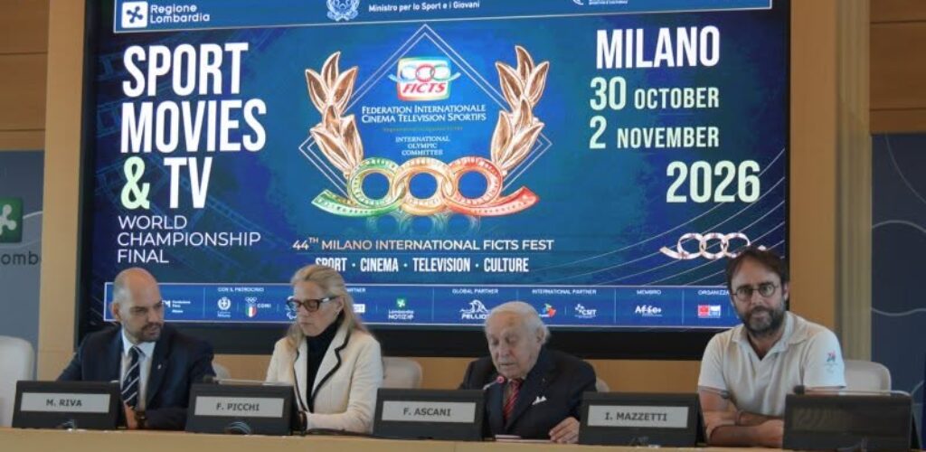PRESENTATO IL 44° FESTIVAL FICTS “SPORT MOVIES & TV”: GUIRLANDE D’HONNEUR AD ALTAFINI E BRAGAGNA